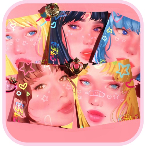 sailor scout prints - All 5