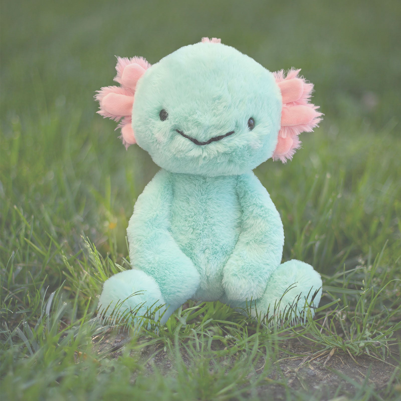 World's Softest Plush - Large Lushee - Axie Axolotl Mint Lushee 16 inches