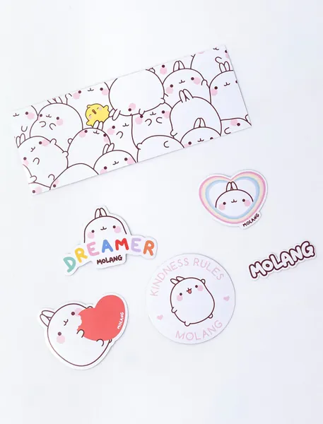 Best Molang Stickers Pack | Multicolor / UNIQUE