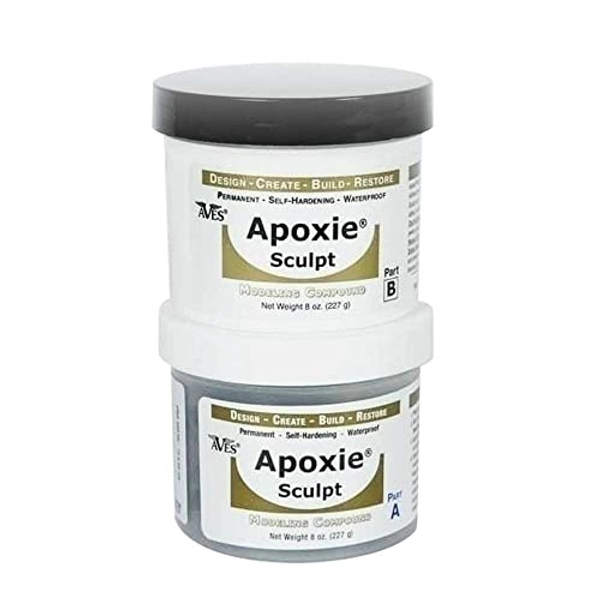 Aves Apoxie Sculpt - 2 Part Modeling Compound (A & B) - 1 Pound, Natural