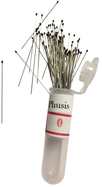 Phusis Stainless Steel Insect Pins - Size #0 - Set of 100 - for Entomology, Dissection and Butterfly Collections (#0)…