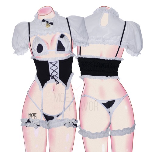 Milk & Cream Maid - Black / S/M
