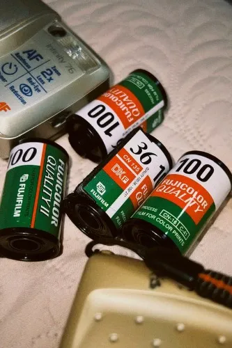 Analog photo roll. 