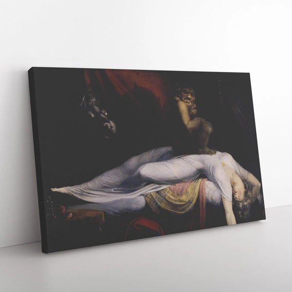 The Nightmare by Henry Fuseli Rectangle Canvas Wrap