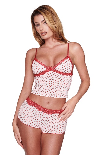 KENDRA TANK - WHITE : DIGITAL : HEARTBEAT