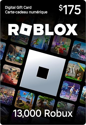 Roblox Digital Gift Code [Redeem Worldwide - Includes Exclusive Virtual Item] 13,000 Robux - PC [Online Game Code] - 175