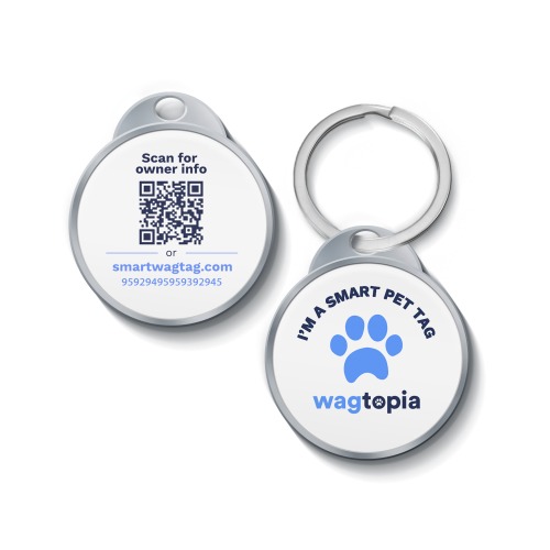 Smart ID Pet Tag - Round- single