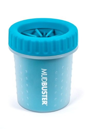 Dexas MudBuster Portable Dog Paw Cleaner, Small, Blue,PW700312 - Blue Small