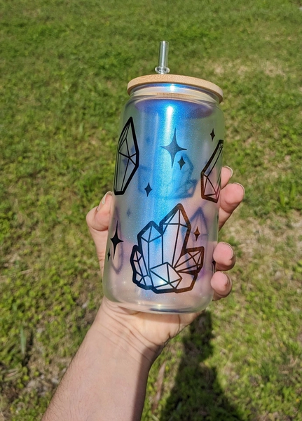 Iridescent Crystal Cup 16oz