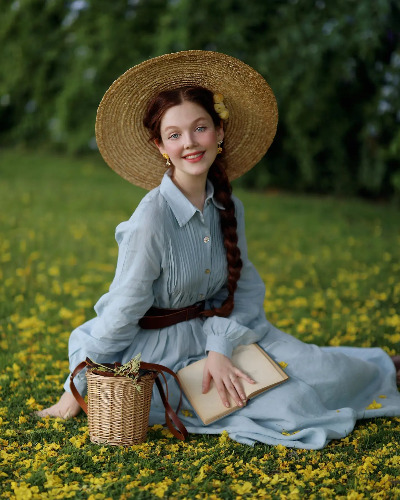 Lucy 33 |pintucked linen shirt dress | Blue / S