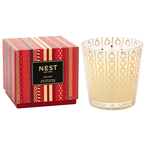 NEST Fragrances 3 Wick Candle, Holiday