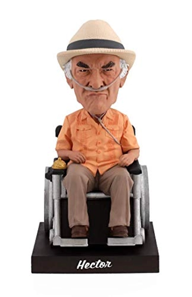Royal Bobbles Better Call Saul Hector Salamanca Bobblehead w/Working Bell, Premium Polyresin Lifelike Figure, Unique Serial Number, Exquisite Detail