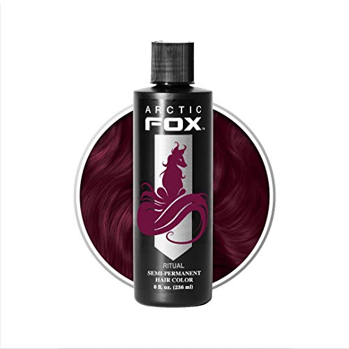 ARCTIC FOX CRUELTY FREE 100% VEGAN SEMI PERMANENT HAIR COLOUR DYE (236 ml, RITUAL) - 236 ml (Pack of 1) - RITUAL