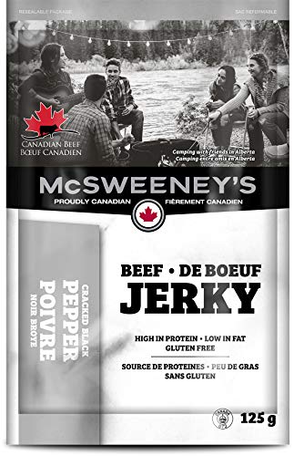 McSweeney's Cracked Black Pepper Beef Jerky, 125 Grams