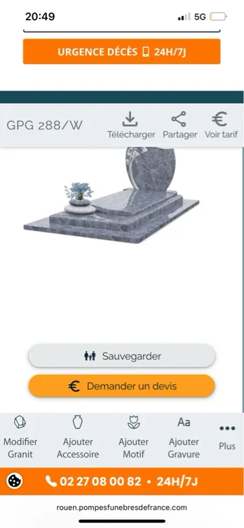a tombstone for my mother