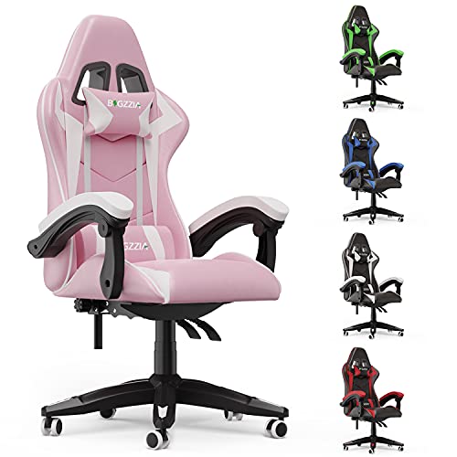 bigzzia Gaming Pink Chair
