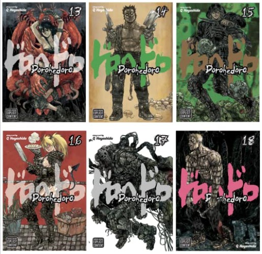 Dorohedoro Vol. 13-18 Bundle Set (6 Book Collection)