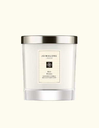 Red roses scented candle