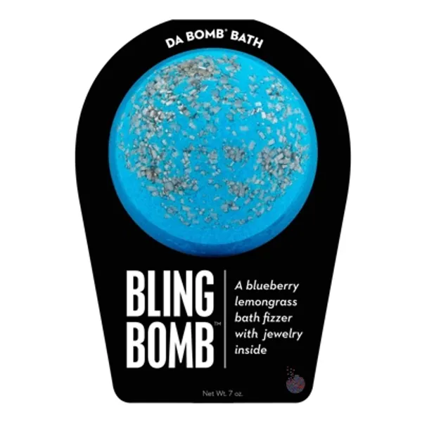 Da Bomb Bling Bath Bomb, Blue