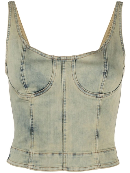 Harley Denim Corset Top