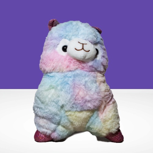 Luminous Alpaca Plush Toy Surprise - Rainbow