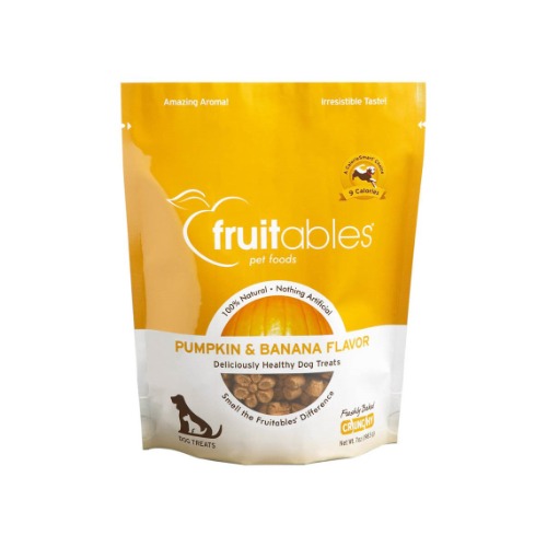 Fruitables Dog Treats | Pumpkin & Banana / 7 oz