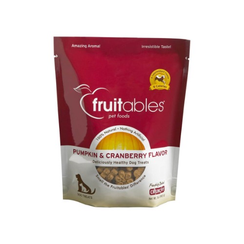 Fruitables Dog Treats | Pumpkin & Cranberry / 7 oz