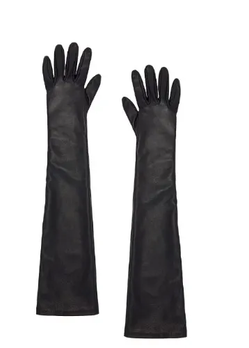 Lamarque long leather gloves