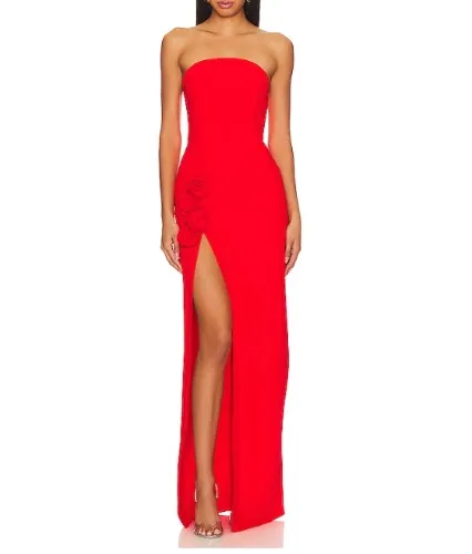 Crimson gown
