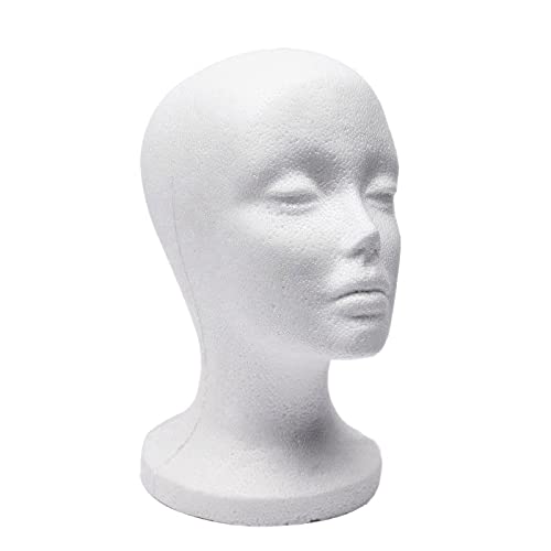 TAMOSH Schuim Mannequin Hoofd Model Zonnebril Beugel Hoed Display Houder Helm Mannequin Hoofd Stand Stand