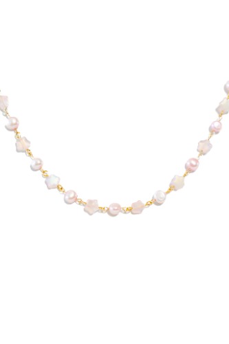 Luna Choker | Pink / Gold