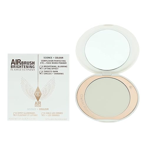Charlotte Tilbury Airbrush Brightening Flawless Finish | 9g | Fair - Medium, 1.0 count - Fair - Medium - 1 g (Pack of 1)