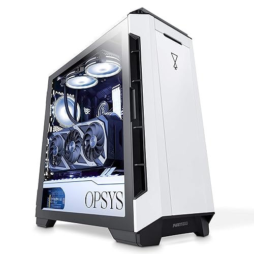 OPSYS Magna-X6 White Gaming PC Computer (AMD Ryzen 9-7900X, Geforce RTX 4080 Graphics Card, 2TB NVMe SSD, 2TB HDD, 32GB RAM, Bluetooth, Windows 11) - 32GB RAM / 2TB SSD / Windows11 - PC Only (White)