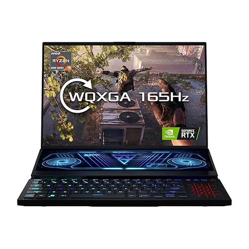 ASUS ROG Zephyrus Duo GX650R GX650RX-LO013W 16" WUXGA 165Hz Dualscreen Gaming Laptop (AMD Ryzen R9-6900HX, Nvidia GeForce RTX 3080Ti, 64GB RAM, 4TB SSD, Windows 11)