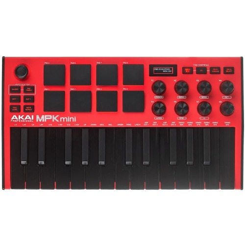 Akai MPK MINI MKIII 25-Key Keyboard Controller - Limited Edition Red | Default Title