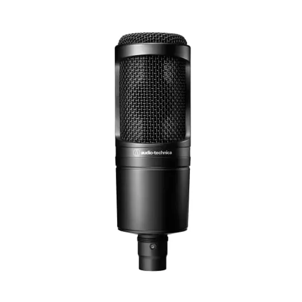 
                            Audio-Technica AT2020 Cardioid Condenser Studio XLR Microphone, Ideal for Project/Home Studio Applications
                        
