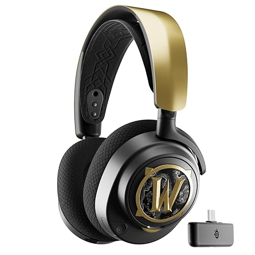 SteelSeries Arctis Nova 7 Wireless Multi-Platform Gaming Headset — World of Warcraft Edition — Free in-Game Items — 2.4GHz + Mixable Bluetooth — 38H USB-C Battery — PlayStation, PC, Switch - PC | PlayStation - WOW