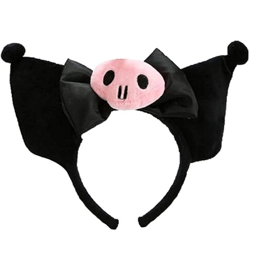 Kuromi Hairpin Ear Headband Plush Hairband Girls Kawaii Costume Cosplay Halloween Christmas holiday decoration birthday party Gift
