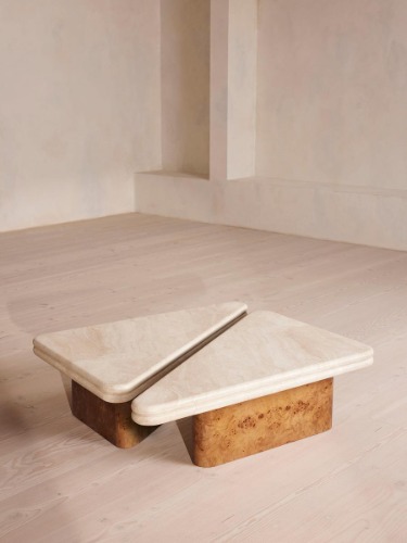 Gia Coffee Table Set, Royal Diana Marble