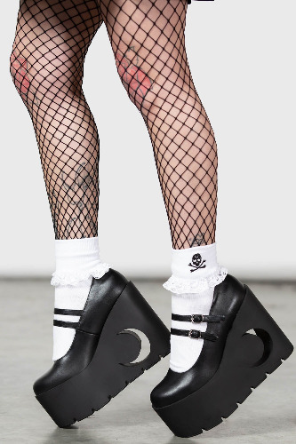 Lunar Doll Mary Janes | EU36 / Black / 93% Polyester, 7% Elastane