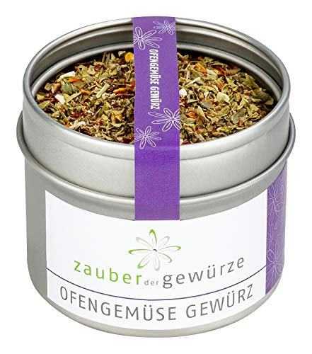Zauber der Gewürze Ofengemüse Gewürz, für Ofengemüse vegetarisch und leckere Rezepte aus dem Ofen, al forno, auch für Grillgemüse und andere Veggie-Rezepte, 35g