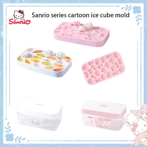 Kawaii sanrio hallo kitty cinna moroll cartoon kieselgel eiswürfel gebäck schokoladen form langlebig leicht zu reinigen lebensmittel