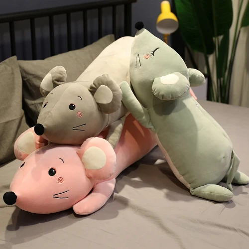 21.66€ 35% OFF|Neue 70cm 130CM Nette Maus Plüsch Spielzeug Weiche Tier Maus Ratte Puppe Kissen Kawaii Geburtstag Geschenk für kinder Spielzeug Sofa Kissen Kissen|null|   - AliExpress
