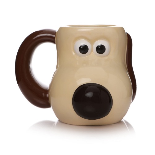 Aardman - Shaped Mugs - Aardman Wallace and Gromit Shaped Mug - Gromit