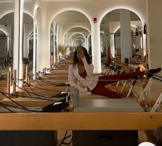 Una clase de pilates