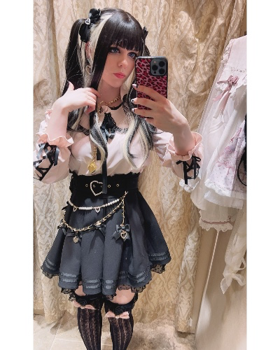 Chain skirt from LIZ LISA Official Online Store ｜ Tokyo Kawaii Life