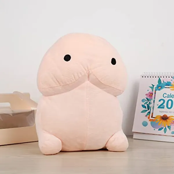 Adifare Adult Funny Plush pillow, 3 Size Hugging Pillow Plush Pillow Heal Your Mood Soft and Comfortable for Sofa Bedroom Plush Doll for Birthday, Party(S)