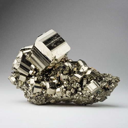 Genuine Pyrite Cluster from Huanuco Province, Peru (1.6 lbs)