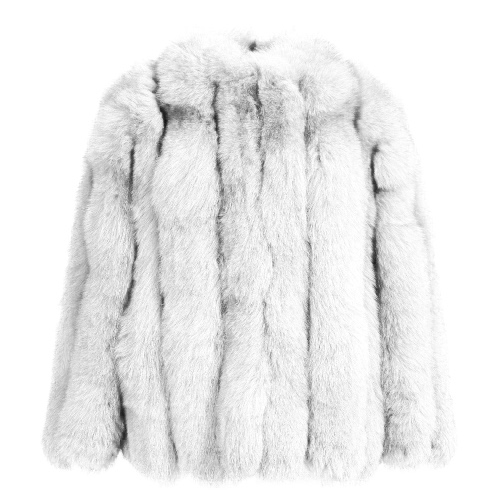 Reine White Fox Fur Jacket - M