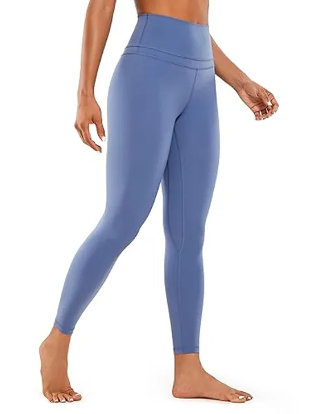CRZ YOGA Women's Naked Feeling I High Waist Tight Yoga Pants Workout Leggings - 25 Inches - 8 - Curtain Violet Ash